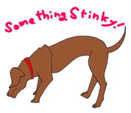 Dog's words(plot hound) sticker #12330663