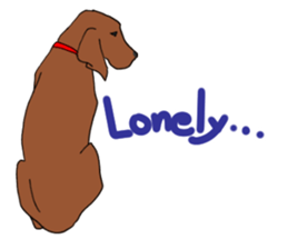 Dog's words(plot hound) sticker #12330670