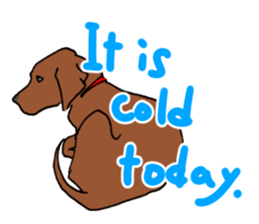 Dog's words(plot hound) sticker #12330674