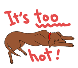 Dog's words(plot hound) sticker #12330677