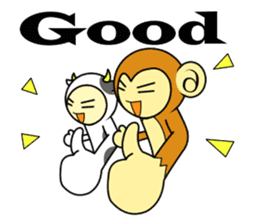 "I love Aomori" of takemoti of monkey sticker #12330846