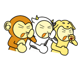 "I love Aomori" of takemoti of monkey sticker #12330874