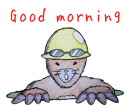 Mole mog sticker #12331278