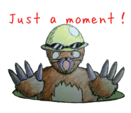 Mole mog sticker #12331286