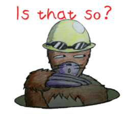 Mole mog sticker #12331289