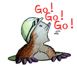 Mole mog sticker #12331291