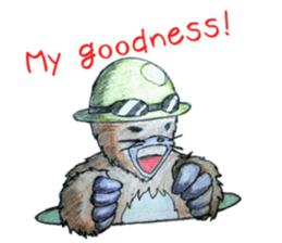 Mole mog sticker #12331307