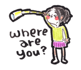 Satomi says I Iove you sticker #12331560