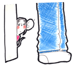 Satomi says I Iove you sticker #12331562