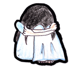 Satomi says I Iove you sticker #12331566