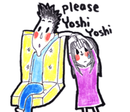 Satomi says I Iove you sticker #12331585