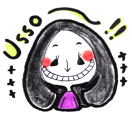 Satomi says I Iove you sticker #12331586