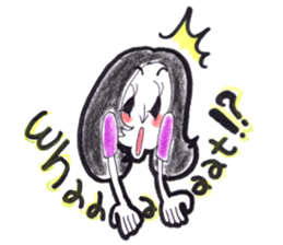 Satomi says I Iove you sticker #12331590