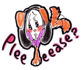 Satomi says I Iove you sticker #12331592