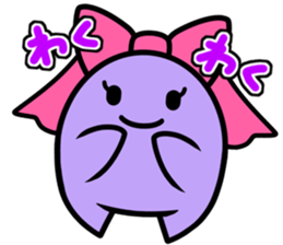 Star dust boy 5ht girl & violet sticker sticker #12332211