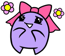 Star dust boy 5ht girl & violet sticker sticker #12332213