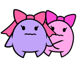 Star dust boy 5ht girl & violet sticker sticker #12332235