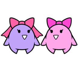 Star dust boy 5ht girl & violet sticker sticker #12332236