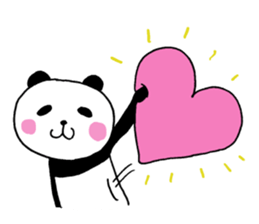 The panda which gives all energy 6 sticker #12332440