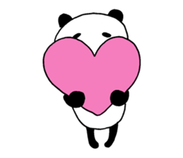 The panda which gives all energy 6 sticker #12332441