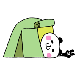 The panda which gives all energy 6 sticker #12332448