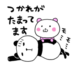 The panda which gives all energy 6 sticker #12332455