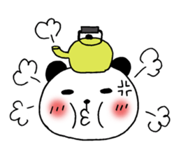 The panda which gives all energy 6 sticker #12332470