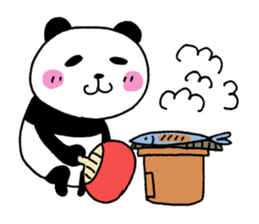 The panda which gives all energy 6 sticker #12332475