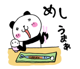 The panda which gives all energy 6 sticker #12332476