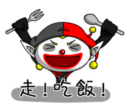 Jerry the Jester 2 - straight talker sticker #12332535