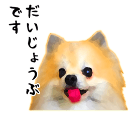 Pomeranian Junco real 3 sticker #12333537