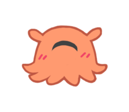 Eye octopus stamp sticker #12333879