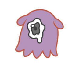 Eye octopus stamp sticker #12333881