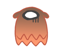 Eye octopus stamp sticker #12333887