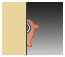 Eye octopus stamp sticker #12333900