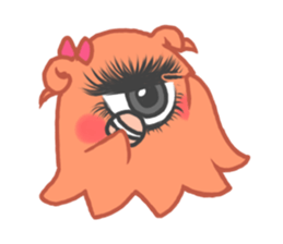 Eye octopus stamp sticker #12333902