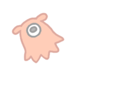 Eye octopus stamp sticker #12333904