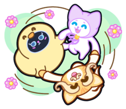 4 Cats From Sitara sticker #12334514