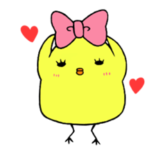 Anger chick sticker #12335206