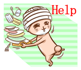 Life of no ear rabbit 2nd sticker #12335404