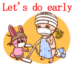 Life of no ear rabbit 2nd sticker #12335422