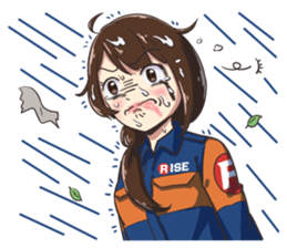 RISE VOLUNTEER FIRE LADIES STICKER sticker #12335525