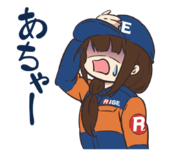 RISE VOLUNTEER FIRE LADIES STICKER sticker #12335530