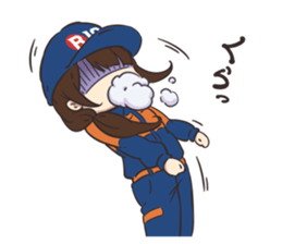 RISE VOLUNTEER FIRE LADIES STICKER sticker #12335533