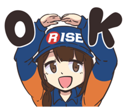 RISE VOLUNTEER FIRE LADIES STICKER sticker #12335538