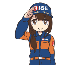 RISE VOLUNTEER FIRE LADIES STICKER sticker #12335546