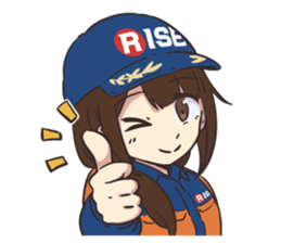 RISE VOLUNTEER FIRE LADIES STICKER sticker #12335548