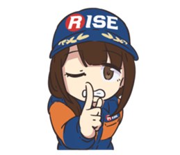 RISE VOLUNTEER FIRE LADIES STICKER sticker #12335554