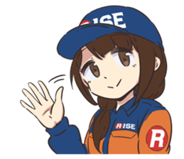 RISE VOLUNTEER FIRE LADIES STICKER sticker #12335555