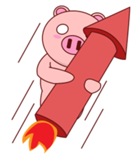 Pigilito Pig 3 sticker #12336264